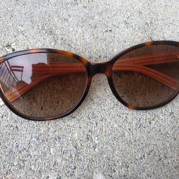 RALPH LAUREN RA5128 SUNGLASSES Orange Stripes Brow